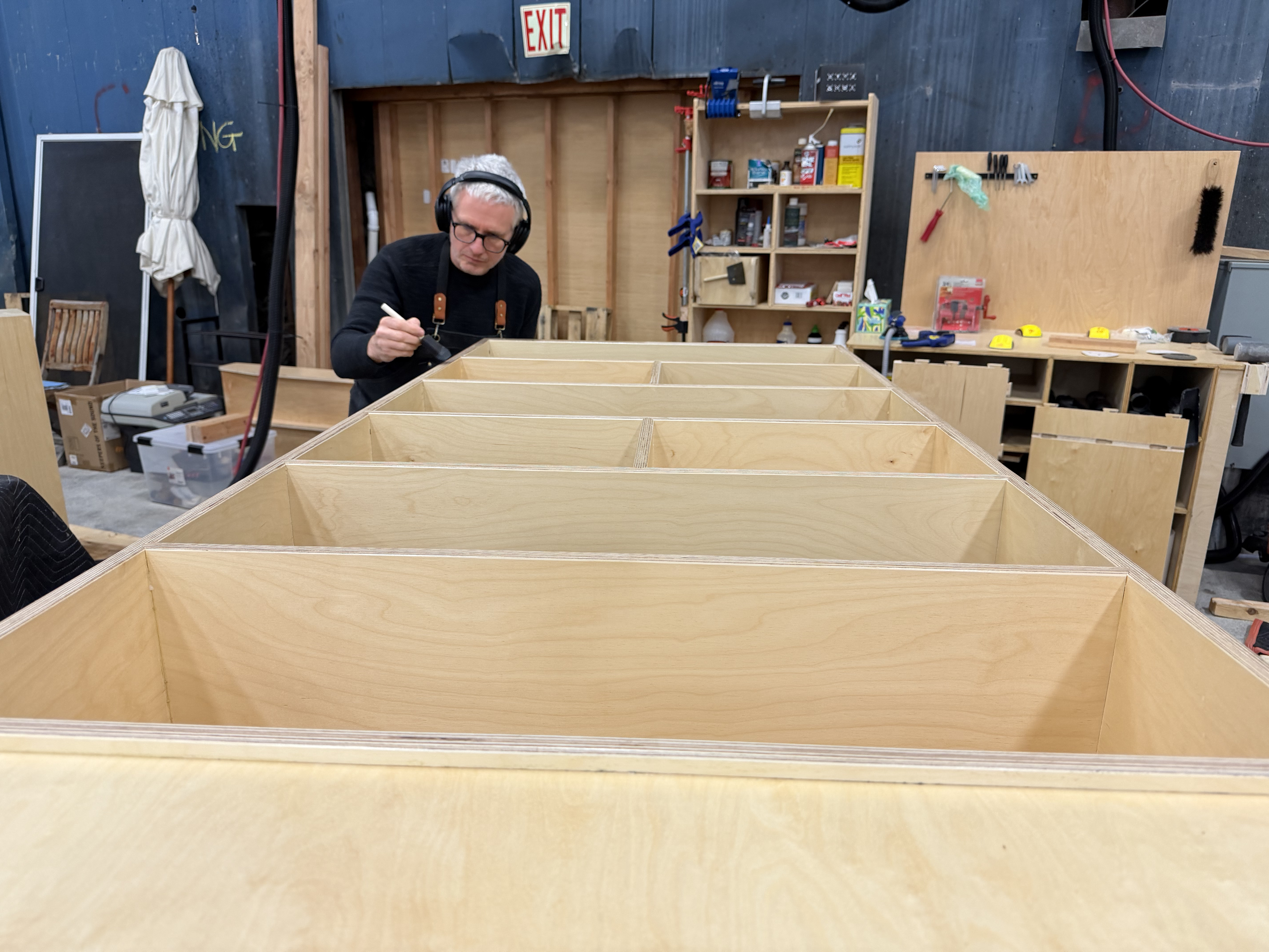 Eco-friendly poly being applied by hand.